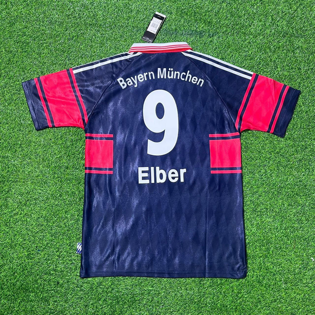 Bayern Munich Retro 1997/99 Jersey – Giovane Elber 9 – Back View