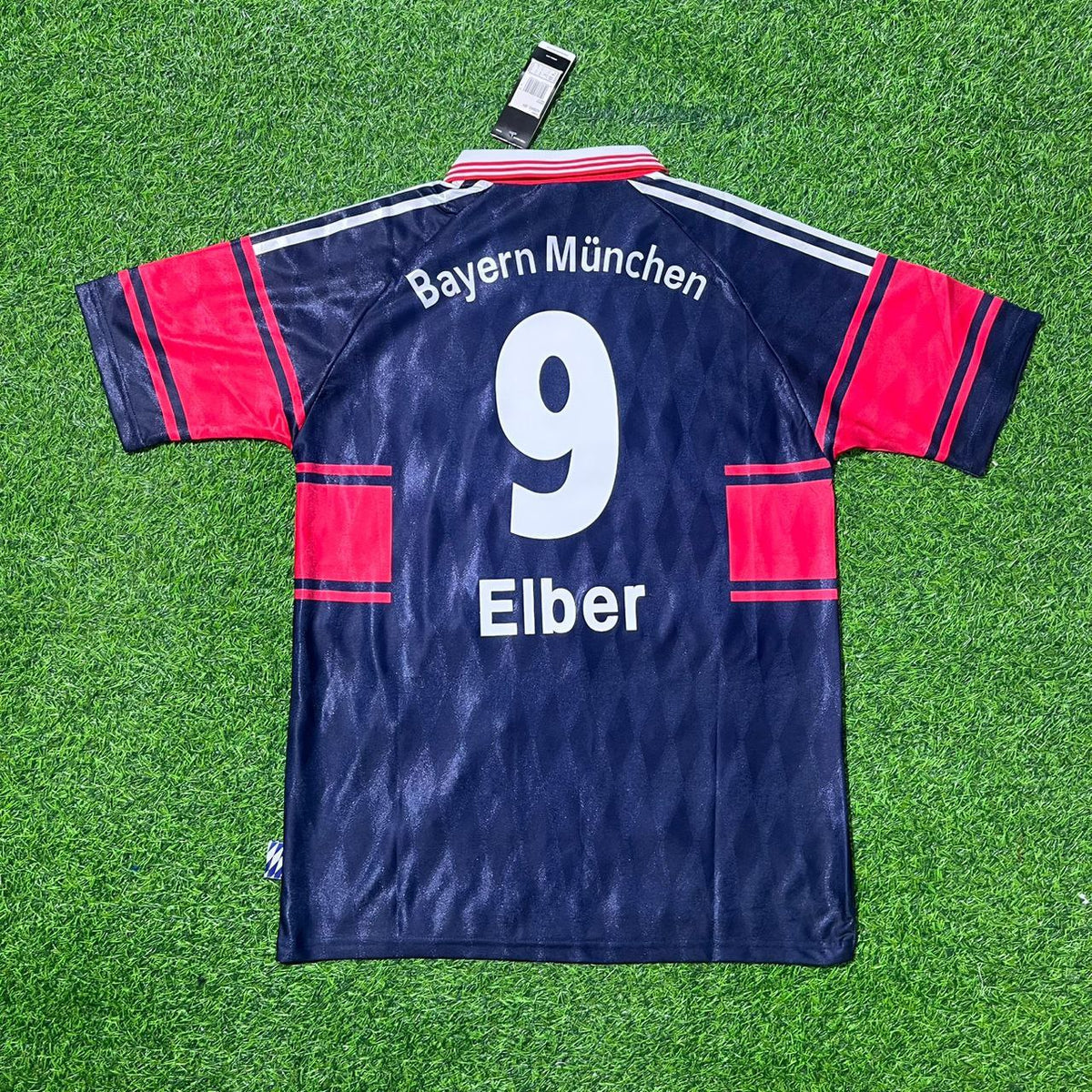 Bayern Munich Retro 1997/99 Jersey – Giovane Elber 9 – Back View