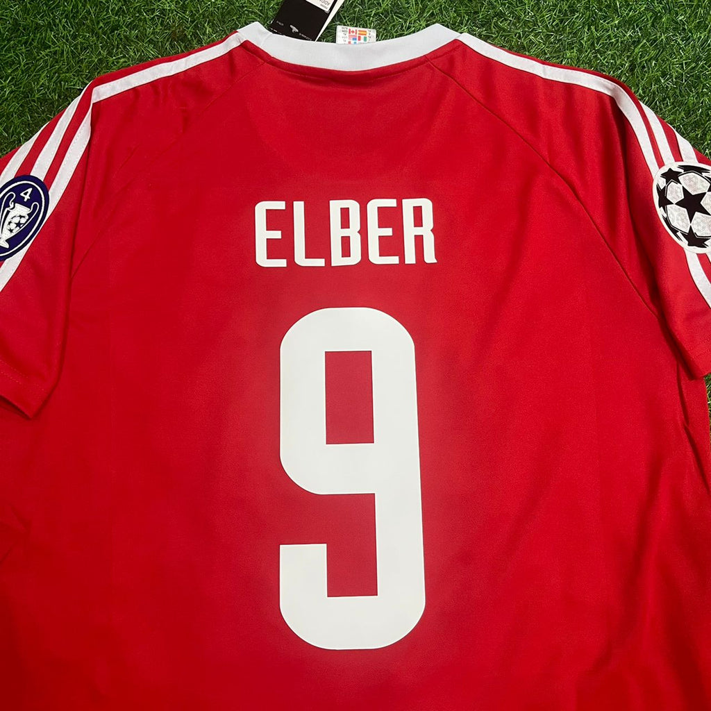 Giovane Élber 9- FC Bayern Munich 2000-2001 Retro Jersey | Kit | – Detailed View