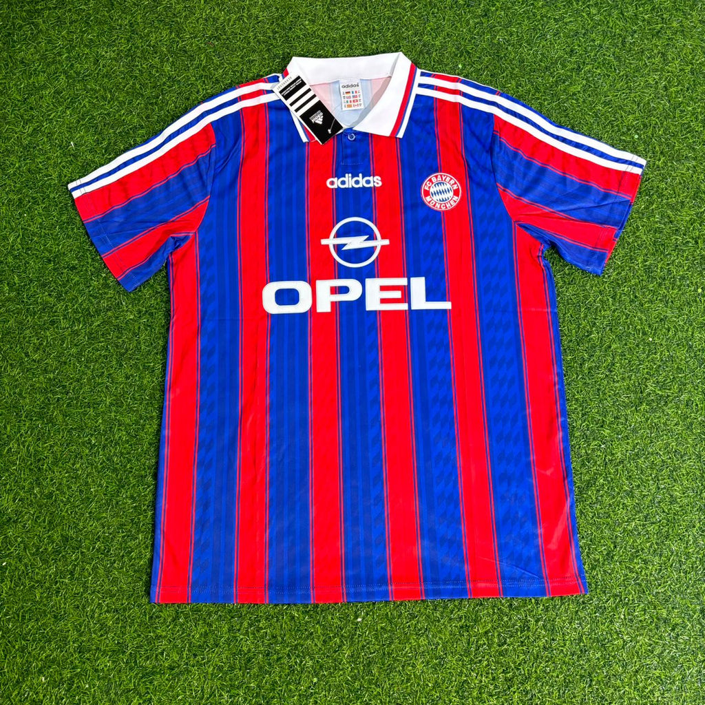 Bayern Munich Retro Football Jersey Giovane Elber