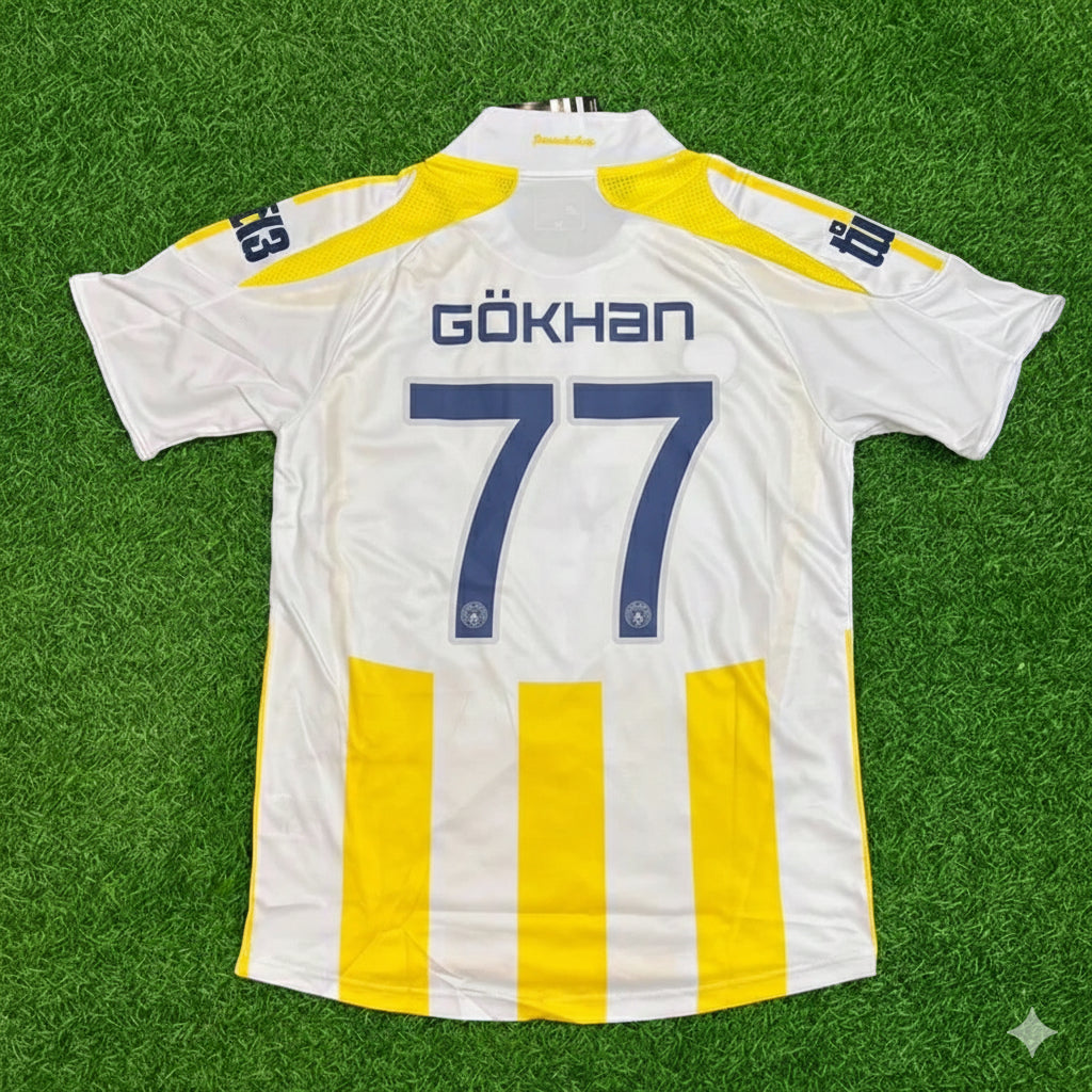 2007/08 Gökhan Gönül Fenerbahçe Retro Football Jersey – Back View