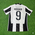 Juventus 2016/17 Home Retro Football Jersey – Gonzalo Higuain – Back View