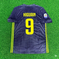 2017/18 Gonzalo Higuaín #9 Juventus Retro Home Football Jersey – Back View