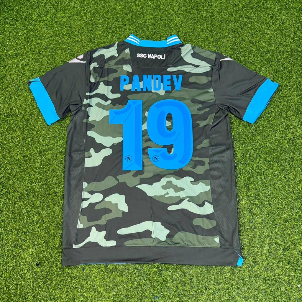 Napoli 2013-14 Retro Kit Jersey – Goran Pandev 19 – – Back View