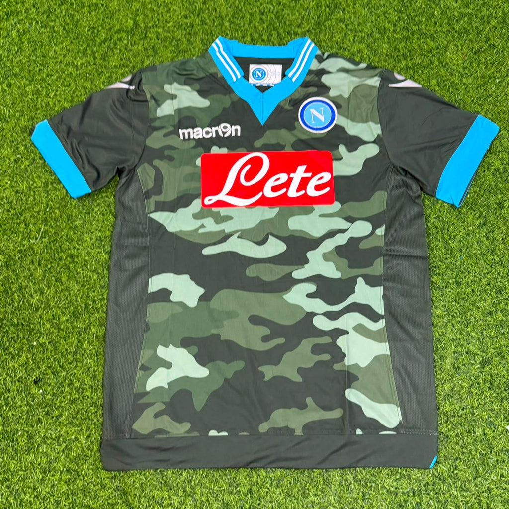 Napoli 2013-14 Retro Kit Jersey – Goran Pandev 19 – – Front View