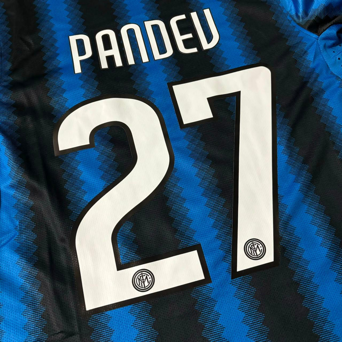 Inter 2011/2012 Football Jersey – Goran Pandev – Detailed View