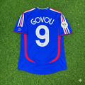 2006 France World Cup Sidney Govou Blue Retro Kit – Back View