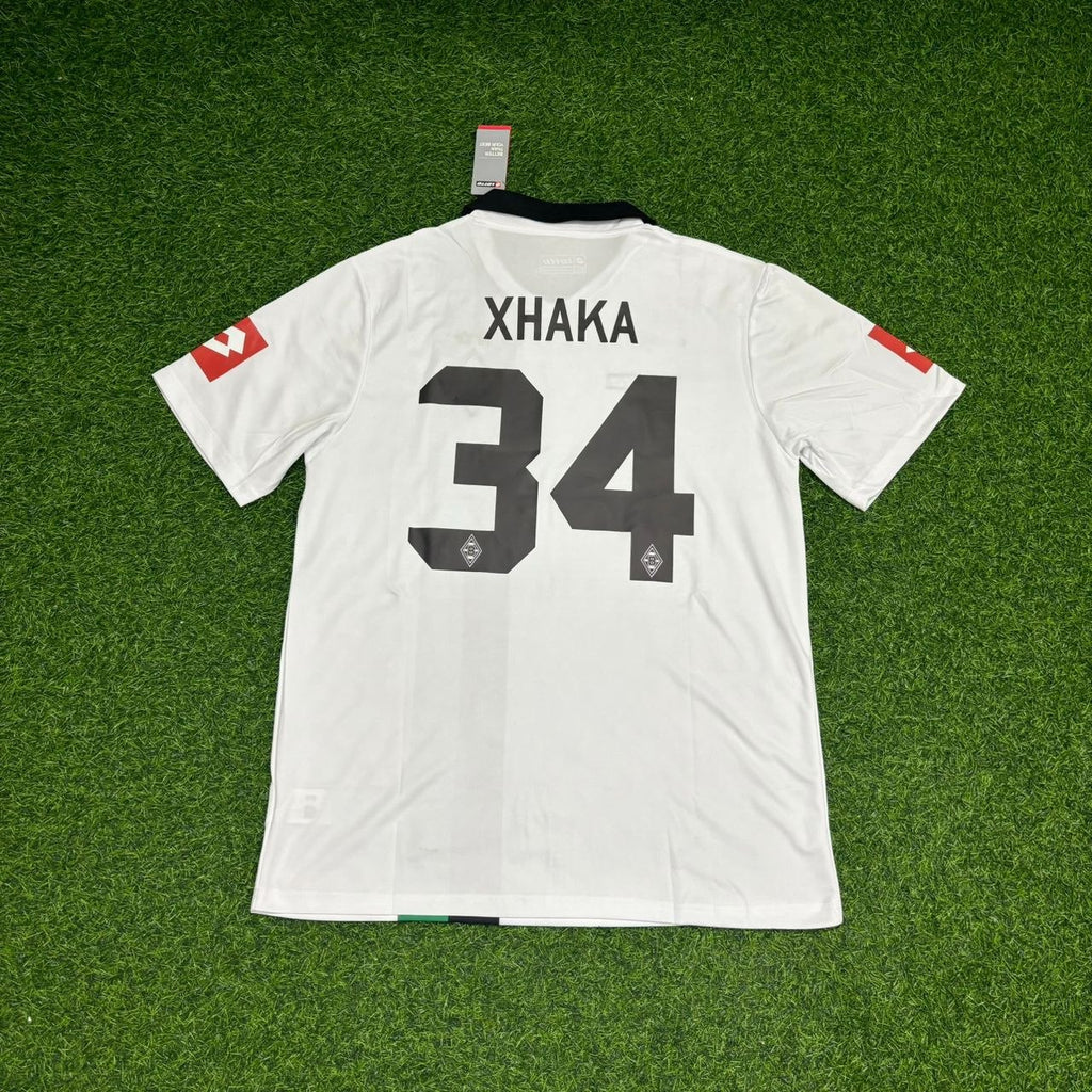 Granit Xhaka Borussia Mönchengladbach 2008/09 Retro Football Jersey – Detailed View