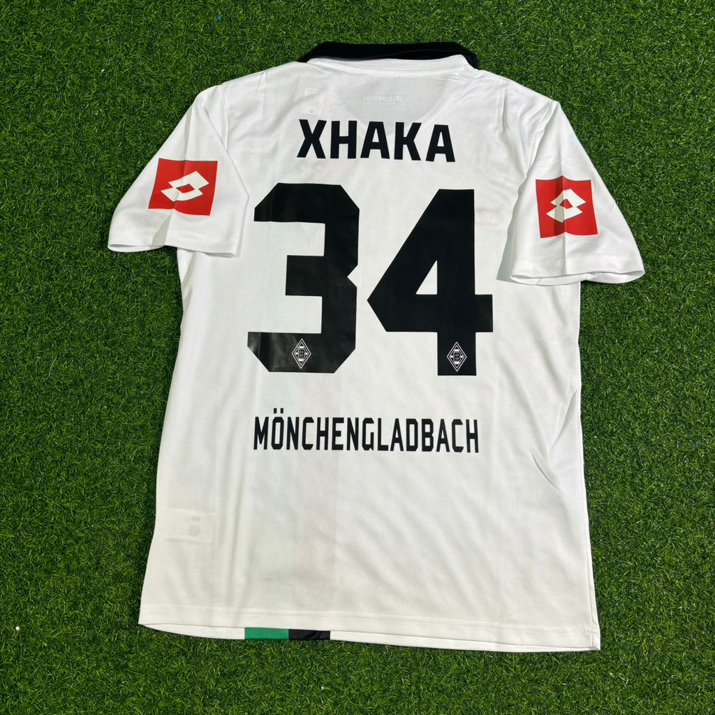 Granit Xhaka Borussia Mönchengladbach 2008/09 Retro Football Jersey – Back View