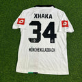 Granit Xhaka Borussia Mönchengladbach 2008/09 Retro Football Jersey – Back View