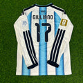 Argentina 2026 World Cup Long Sleeve Football Jersey – Giuliano Simeone #17 – Back View