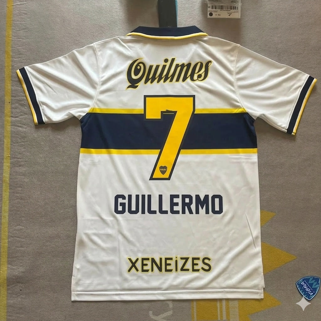 Boca Juniors Kit Jersey – Guillermo Barros Schelotto 7- – Back View