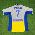 2002 Guillermo Barros Schelotto Boca Juniors Away Retro Football Jersey – Back View