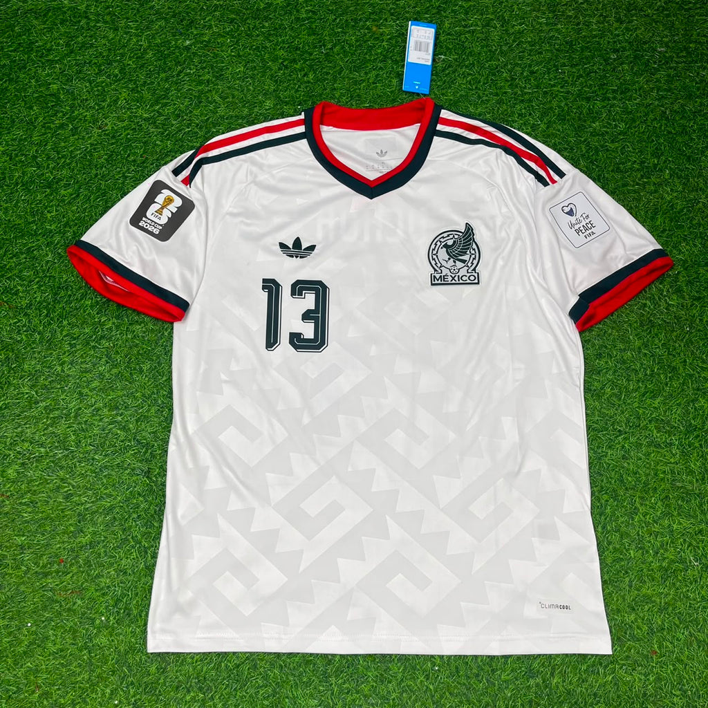 2026 Mexico World Cup Guillermo Ochoa Home White Football Jersey – Front View
