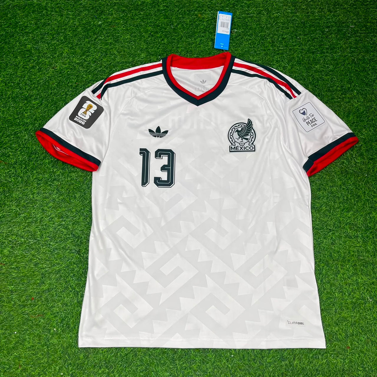 2026 Mexico World Cup Guillermo Ochoa Home White Football Jersey – Front View