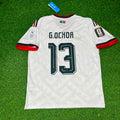 2026 Mexico World Cup Guillermo Ochoa Home White Football Jersey – Back View