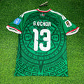 2026 Mexico World Cup Guillermo Ochoa Home Green Football Jersey – Back View