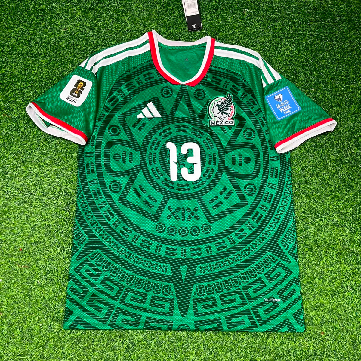 2026 Mexico World Cup Guillermo Ochoa Home Green Football Jersey – Front View