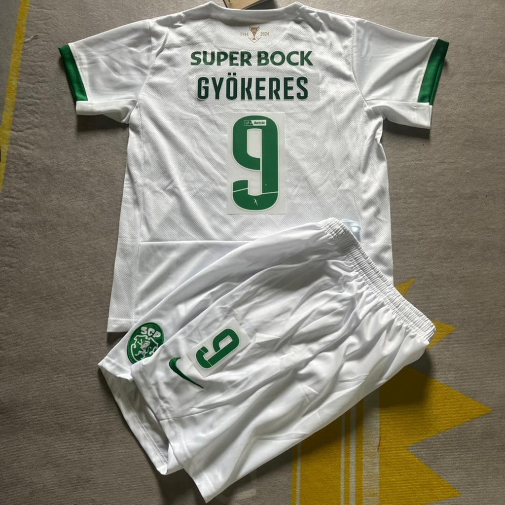 Viktor Gyökeres Kids Size Sporting CP Lisbon Children Football Jersey – 5