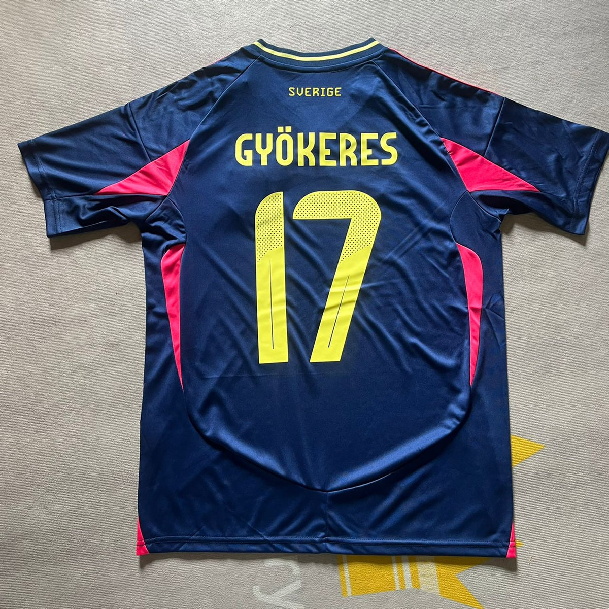 2025 Viktor Gyökeres Sweden National Football Jersey – Back View