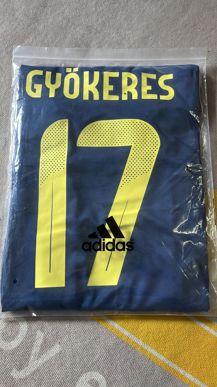 2025 Viktor Gyökeres Sweden National Football Jersey – 4