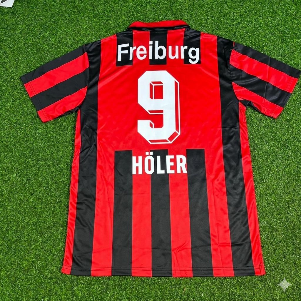 Lucas Höler SC Freiburg Retro Football Jersey – Back View