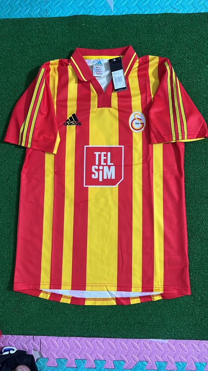 Gheorghe Hagi #10 – Galatasaray 2000 UEFA Super Kupa Final Retro Kit Jersey – | | | Forma – 4