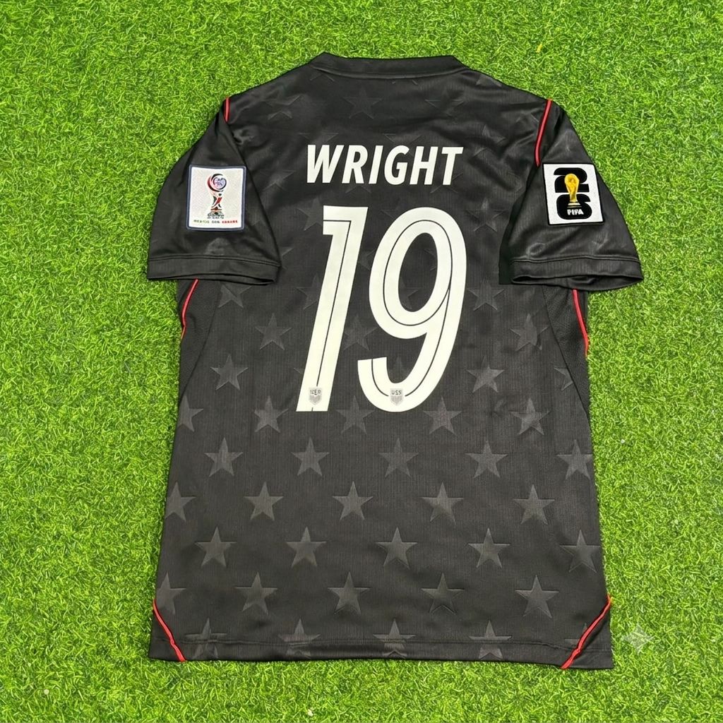Haji Wright USA 2026 World Cup Black Football Jersey – Back View