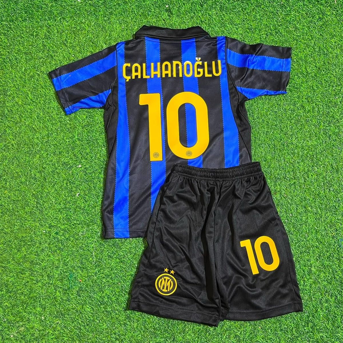 Hakan Calhanoglu Inter Home New Season 2027 Kids Jersey – Back View