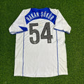 Hakan Sukur Inter Milan Retro White Football Jersey – Back View