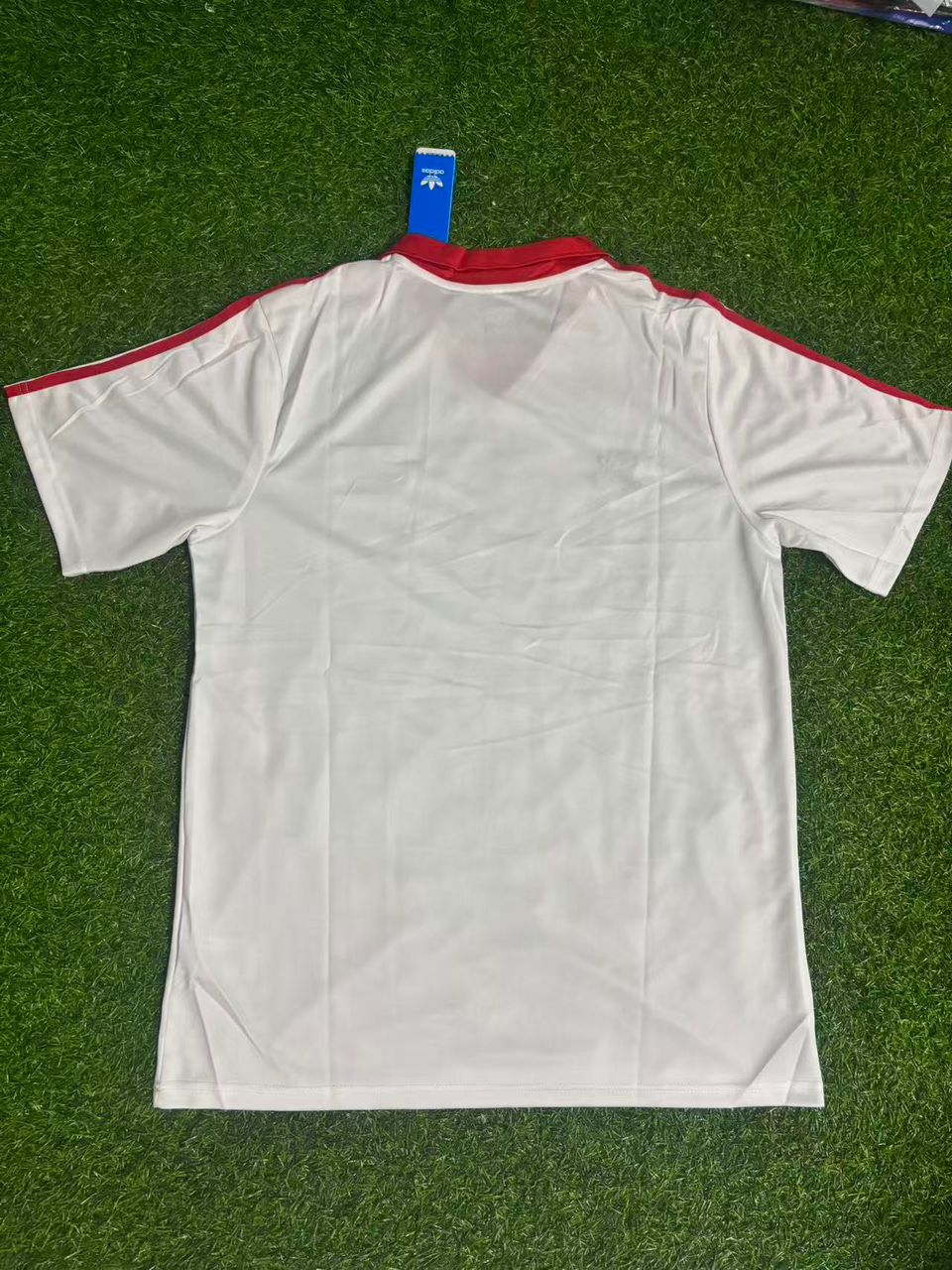Hamburger SV Retro Heimtrikot 80-81 Rot Fußball – Front View