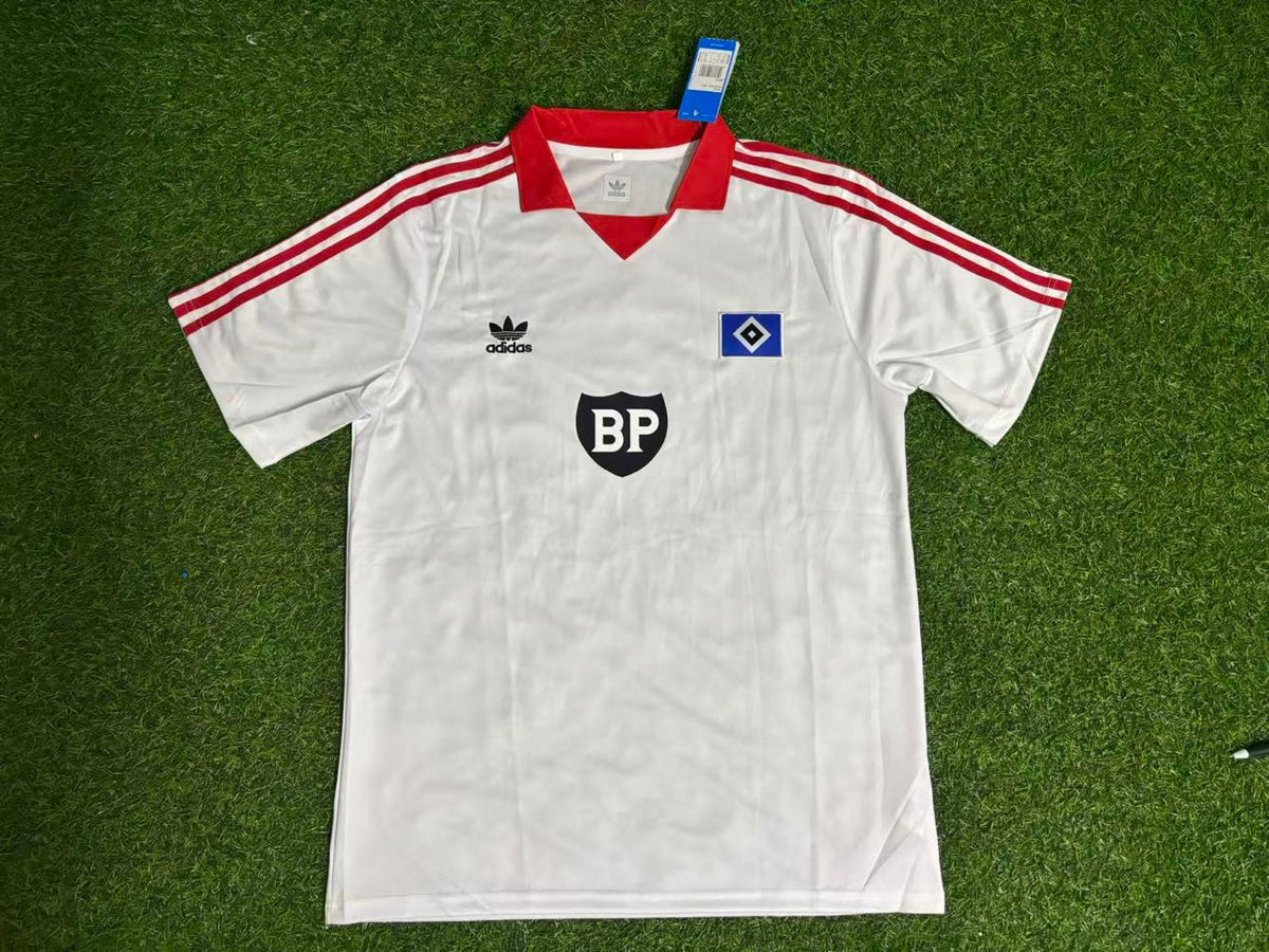 Hamburger SV Retro Heimtrikot 80-81 Rot Fußball – Detailed View