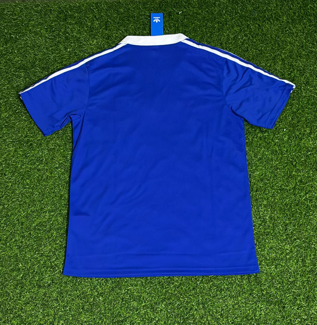 Hamburger SV Retro Heimtrikot 1979 Blau Fußball HSV 1979 Blaues Retro – Front View