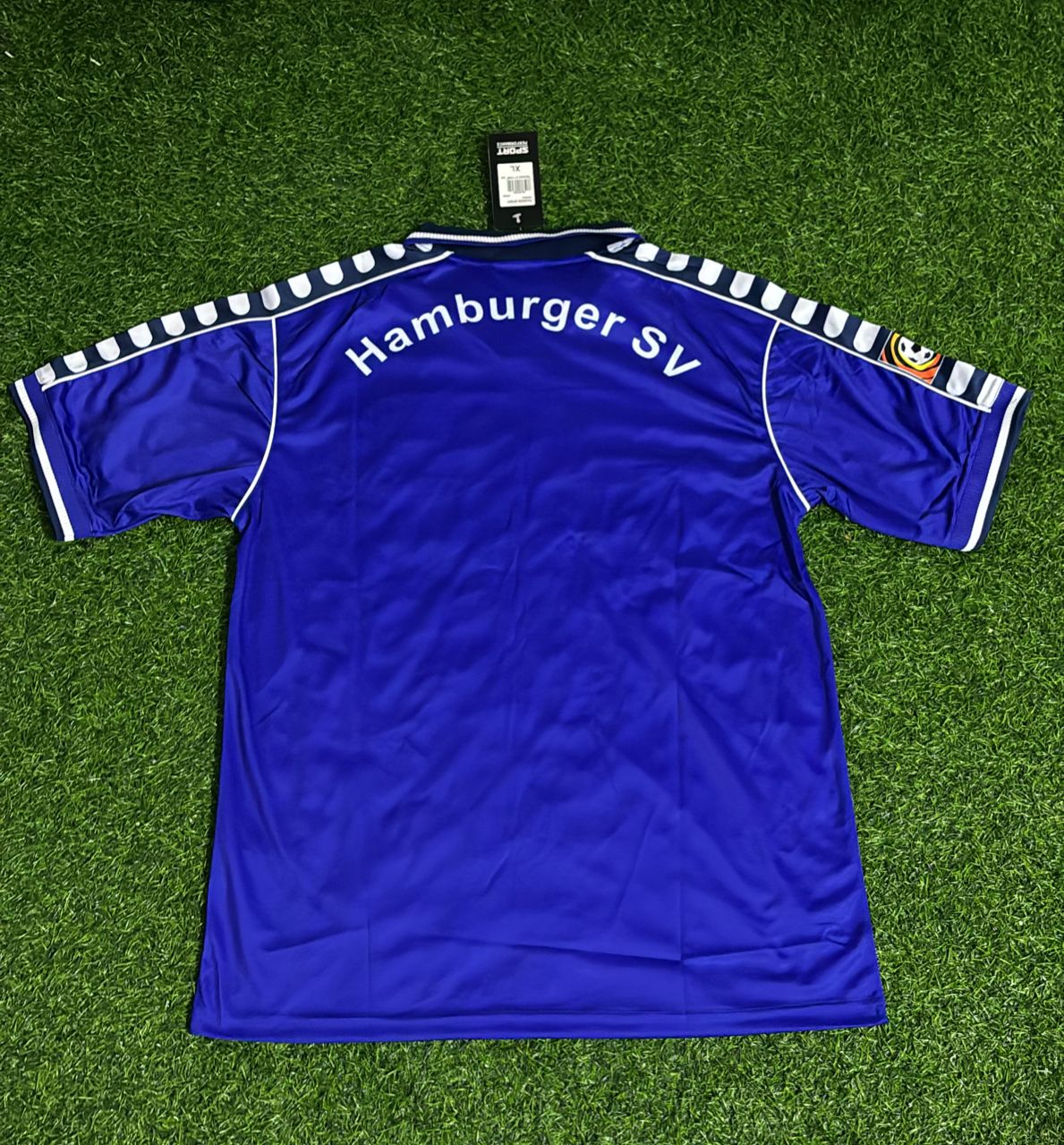 2000/01 Hamburger SV Retro Heimtrikot Rot Fußball HSV Retro – Front View