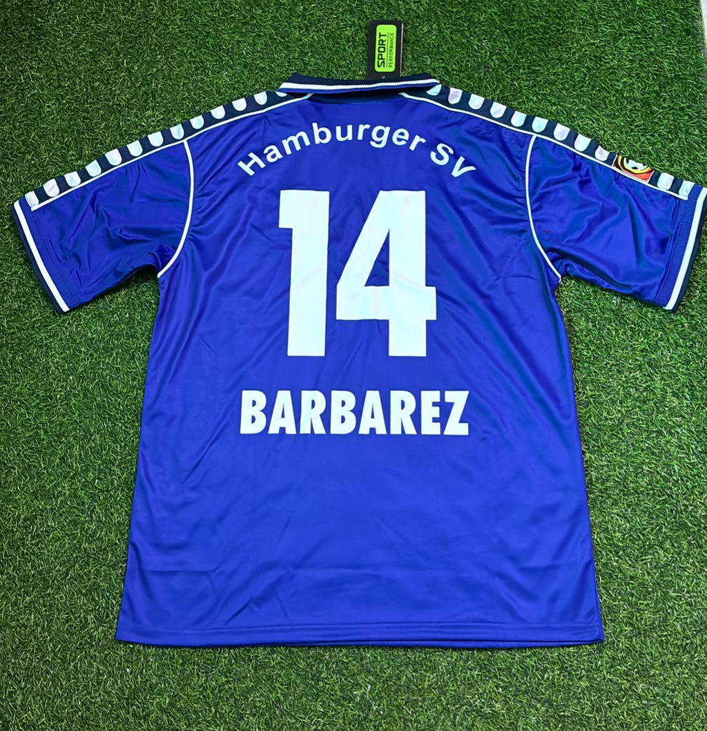 Sergej Barbarez - Hamburger SV 2000-2001 Retro Heimtrikot – Back View