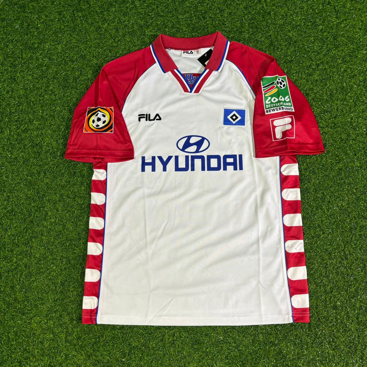 Hamurger SV Heim Retro Fußballtrikot Jersey – Back View
