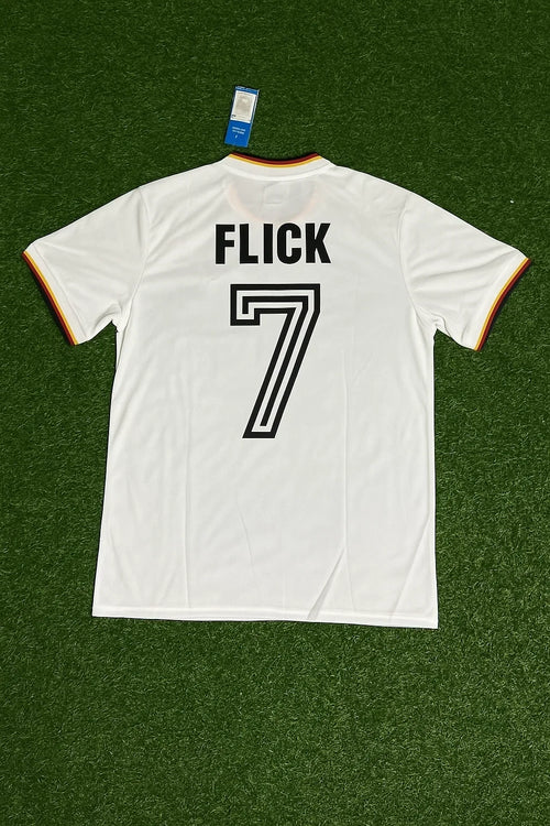 1986 Germany World Cup Retro Football Jersey – Hansi Flick – Back View