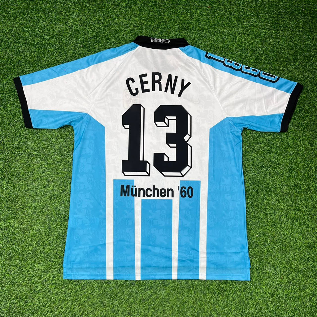 Harald Cerny TSV 1860 München Retro Fussballtrikot Jersey – Back View