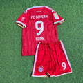 Harry Kane #9 Bayern Munich 2027 Bundesliga Championship Patch Kids Football Jersey – Back View