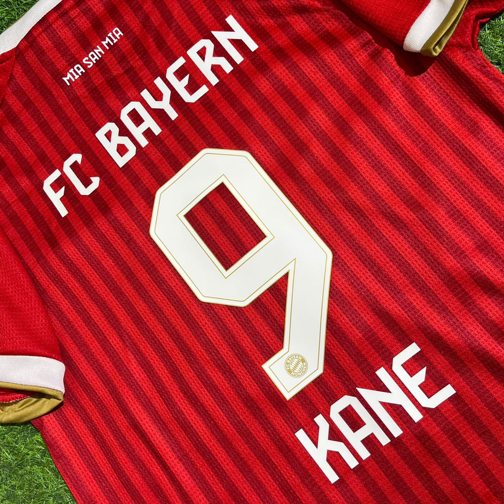 Harry Kane #9 Bayern Munich 2027 Bundesliga Championship Patch Kids Football Jersey – Front View
