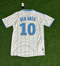 Hatem ben Arfa 10 – Olympique Marseille 2009/2010 Home Retro Kit Jersey – Back View