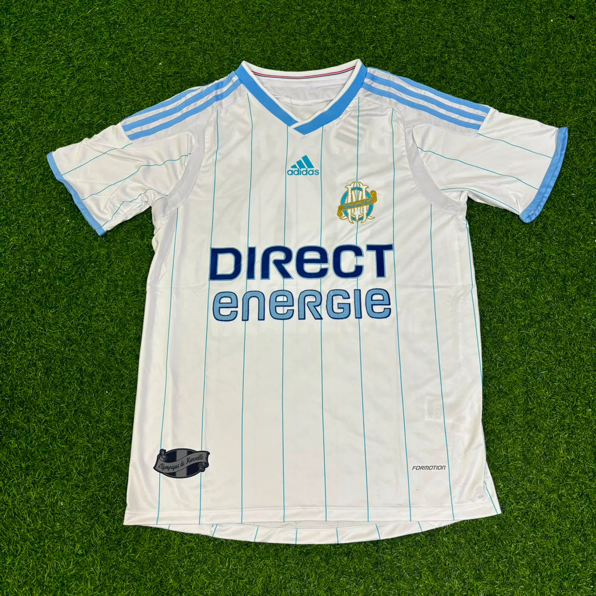 Hatem ben Arfa 10 – Olympique Marseille 2009/2010 Home Retro Kit Jersey – 4