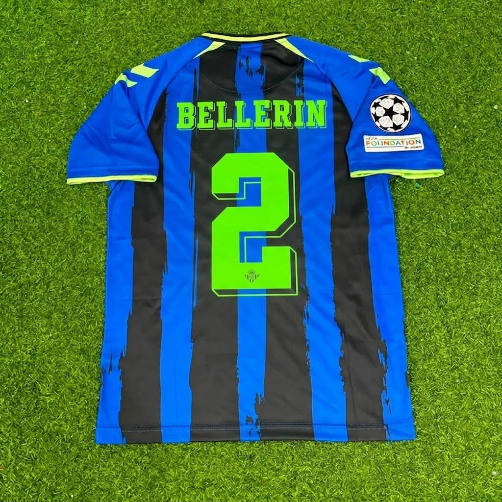 Héctor Bellerín #2 Real Betis 2027 Third New Season Champions League Patch Football Jersey – Back View