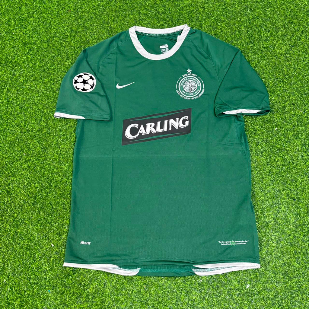 Celtic Home Retro Jersey – Henrik Larsson #7 – Front View