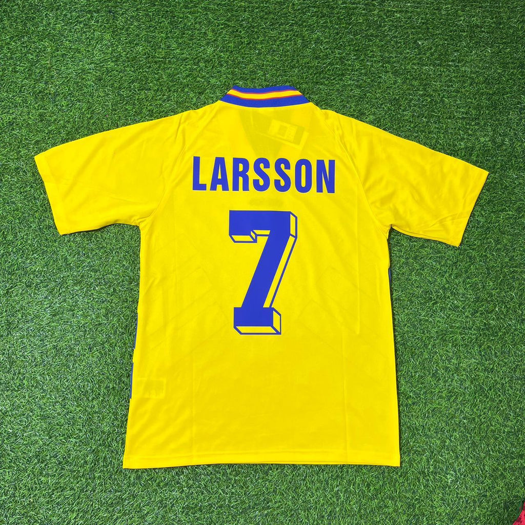 Henrik Larsson Sweden Retro Football Jersey Collection – Back View