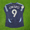 Argentina 2006 World Cup Long Sleeve Retro Football Jersey – Hernan Crespo – Back View