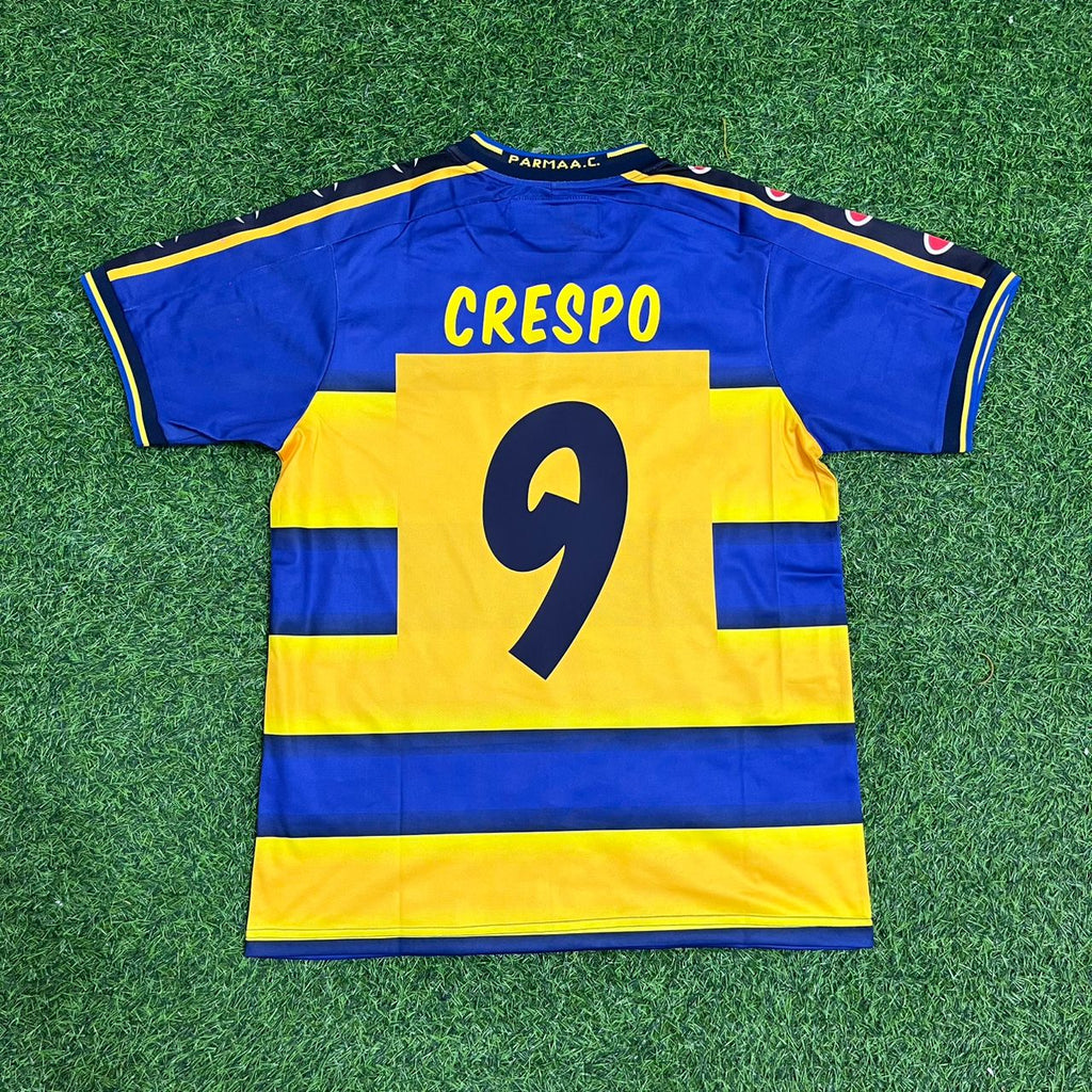 1998/99 Hernán Crespo Parma Calcio Retro Football Jersey Collection – Back View