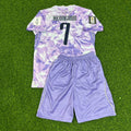 Heung-Min Son South Korea 2026 World Cup Away Kids Football Jersey – Back View