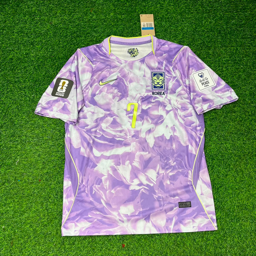 Heung-Min Son South Korea 2026 World Cup Away Football Jersey – Front View