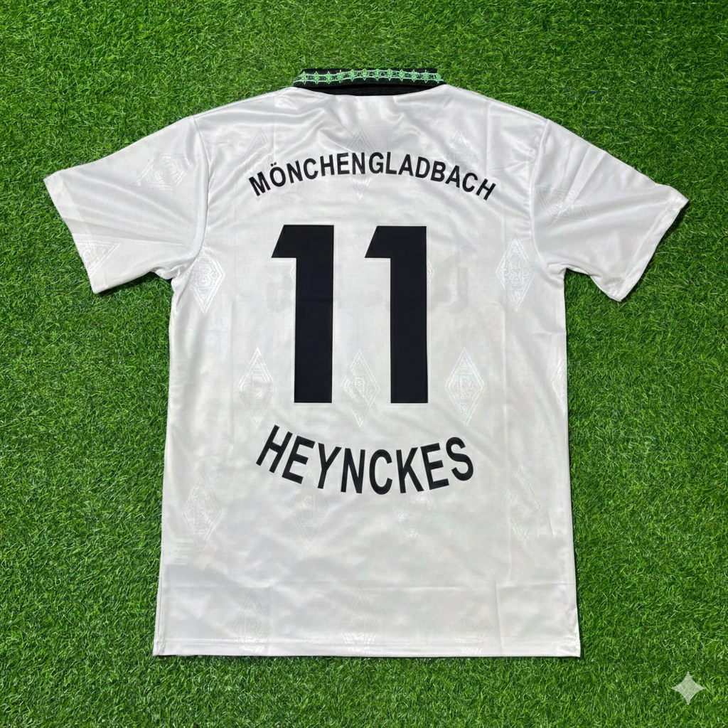 1995/96 Jupp Heynckes Borussia Mönchengladbach Retro Fußballtrikot Jersey – Back View